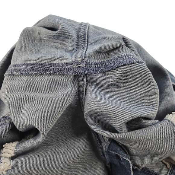 Vintage Y2k Hollister Jeans Womens 7R 28x31 Ripped Destroyed Straight Boot 2000s - Picture 15 of 16